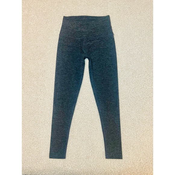 Beyond Yoga Caught In The Midi High Waisted Legging-Black Charcoal-Small - Picture 1 of 7